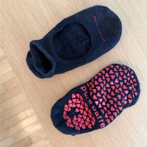Pure Barre Mary Jane Heart Grip Socks